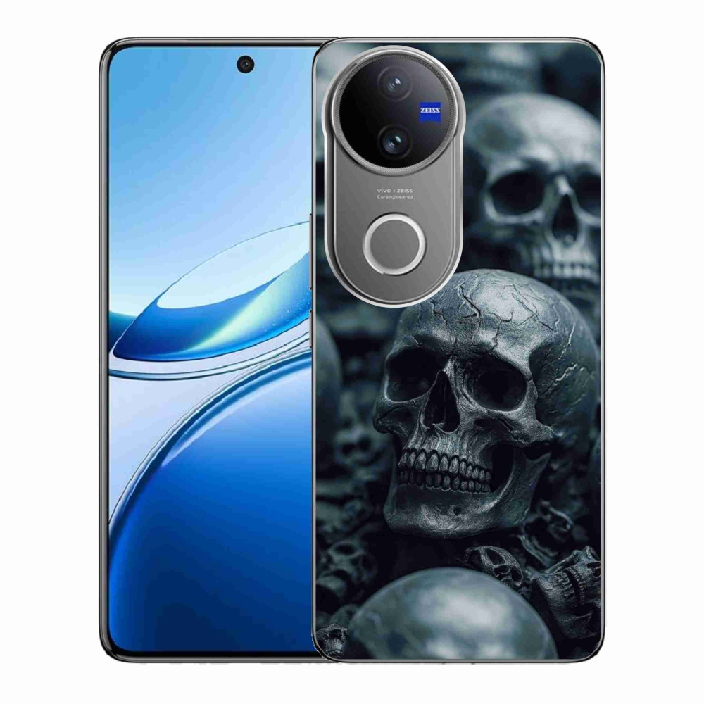 Gélový kryt mmCase na Vivo V50 5G - lebka 2