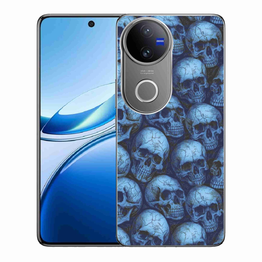 Gélový kryt mmCase na Vivo V50 5G - lebky
