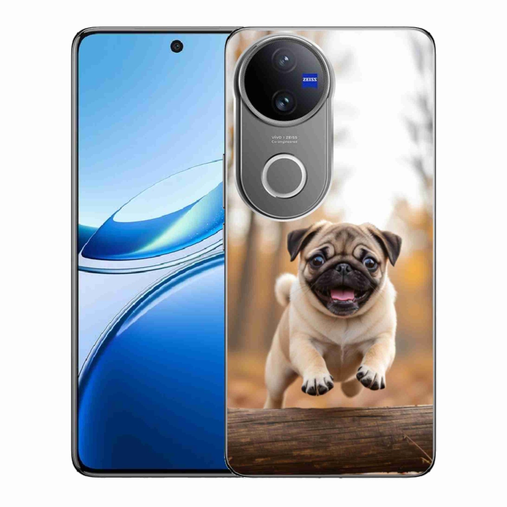 Gélový kryt mmCase na Vivo V50 5G - mops 2