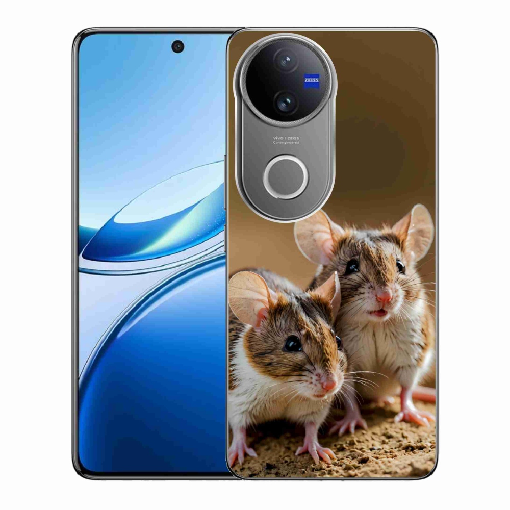 Gélový kryt mmCase na Vivo V50 5G - myší duo