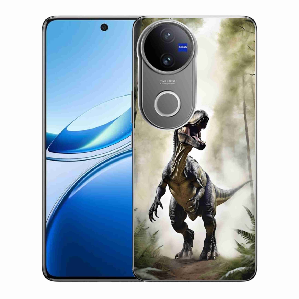 Gélový kryt mmCase na Vivo V50 5G - naštvaný T-Rex