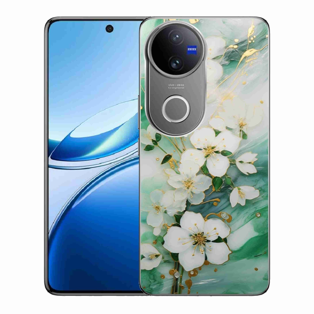 Gélový kryt mmCase na Vivo V50 5G - nežné kvety