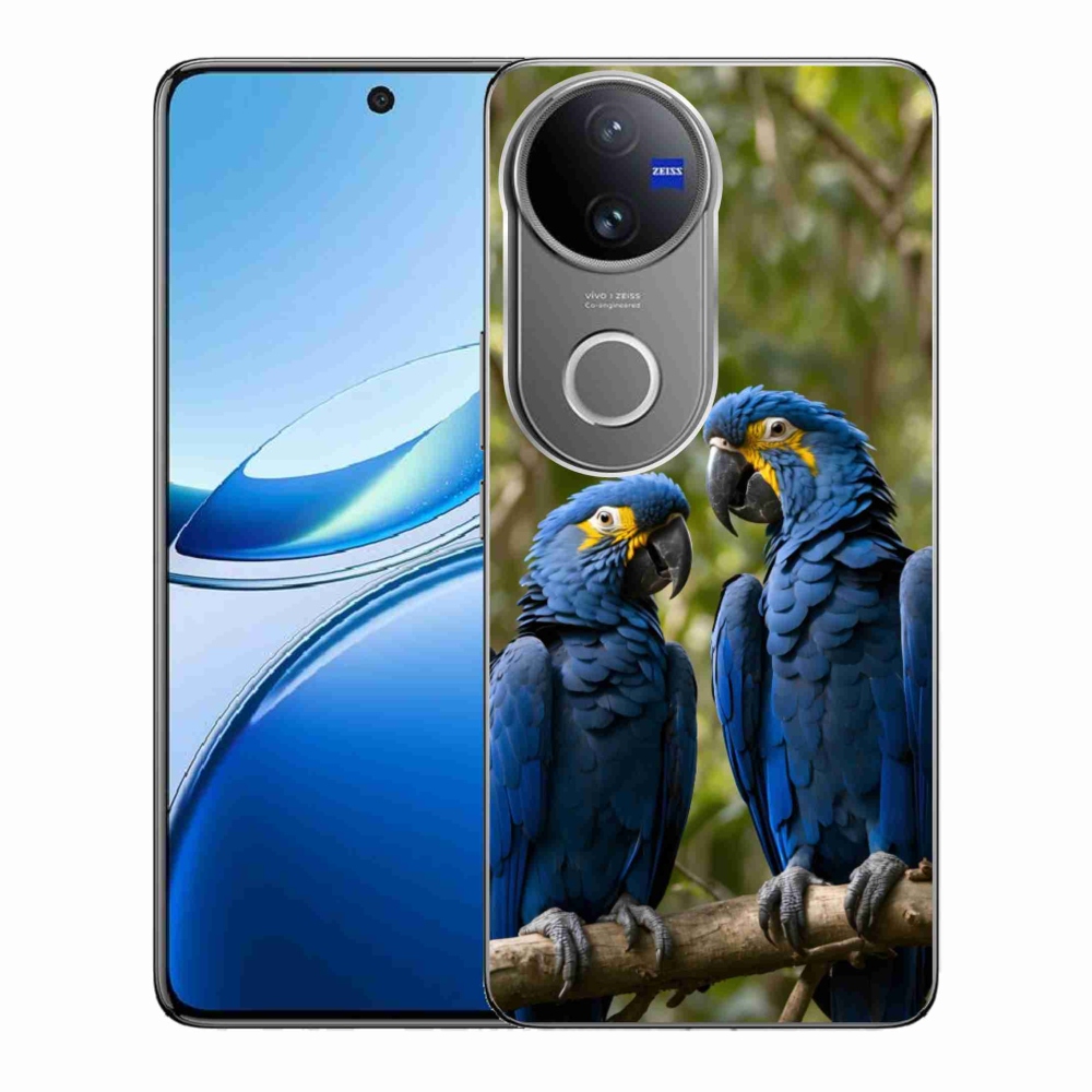 Gélový kryt mmCase na Vivo V50 5G - papagájové duo