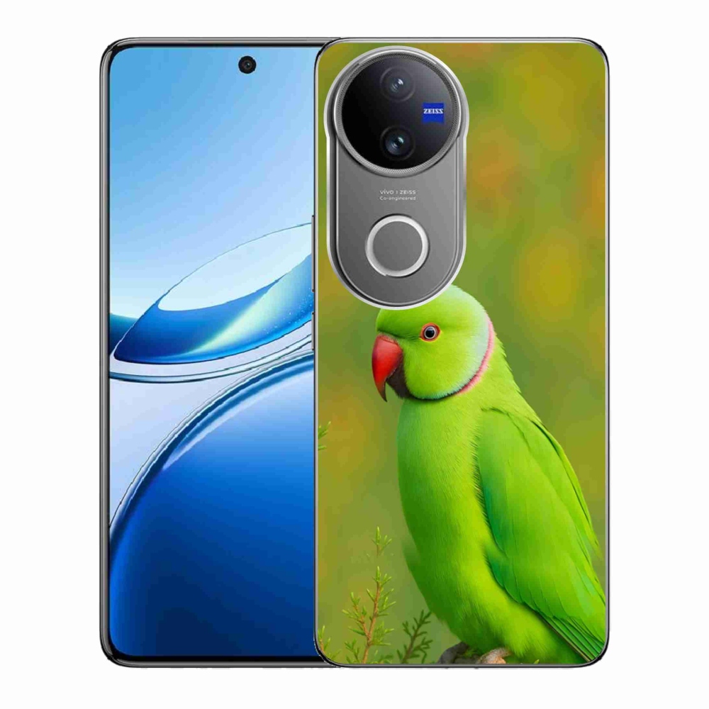Gélový kryt mmCase na Vivo V50 5G - papagáj Alexandr 2