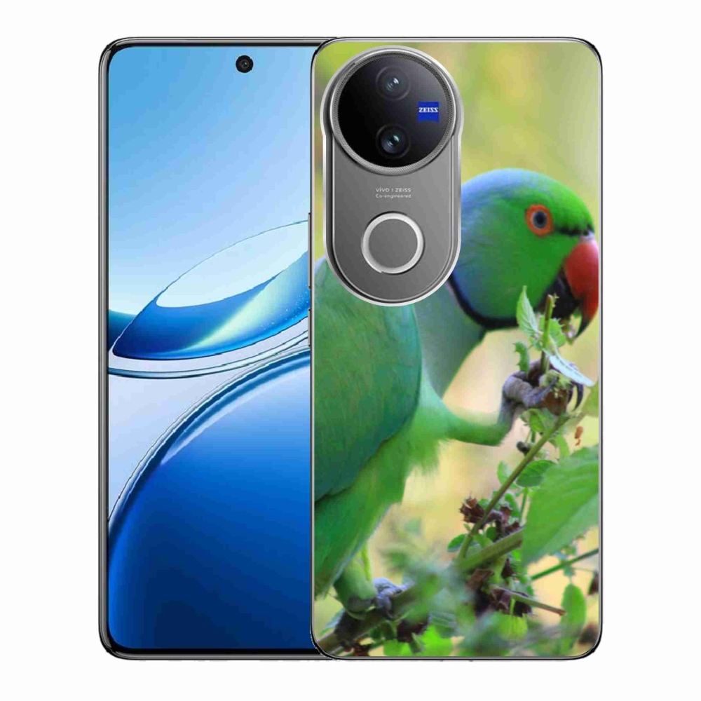 Gélový kryt mmCase na Vivo V50 5G - papagáj Alexandr