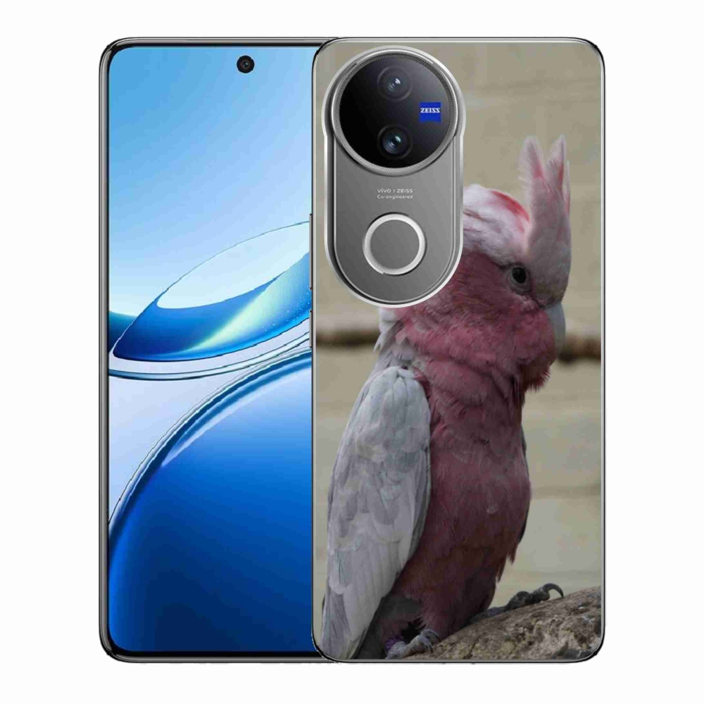 Gélový kryt mmCase na Vivo V50 5G - papagáj kakadu ružový