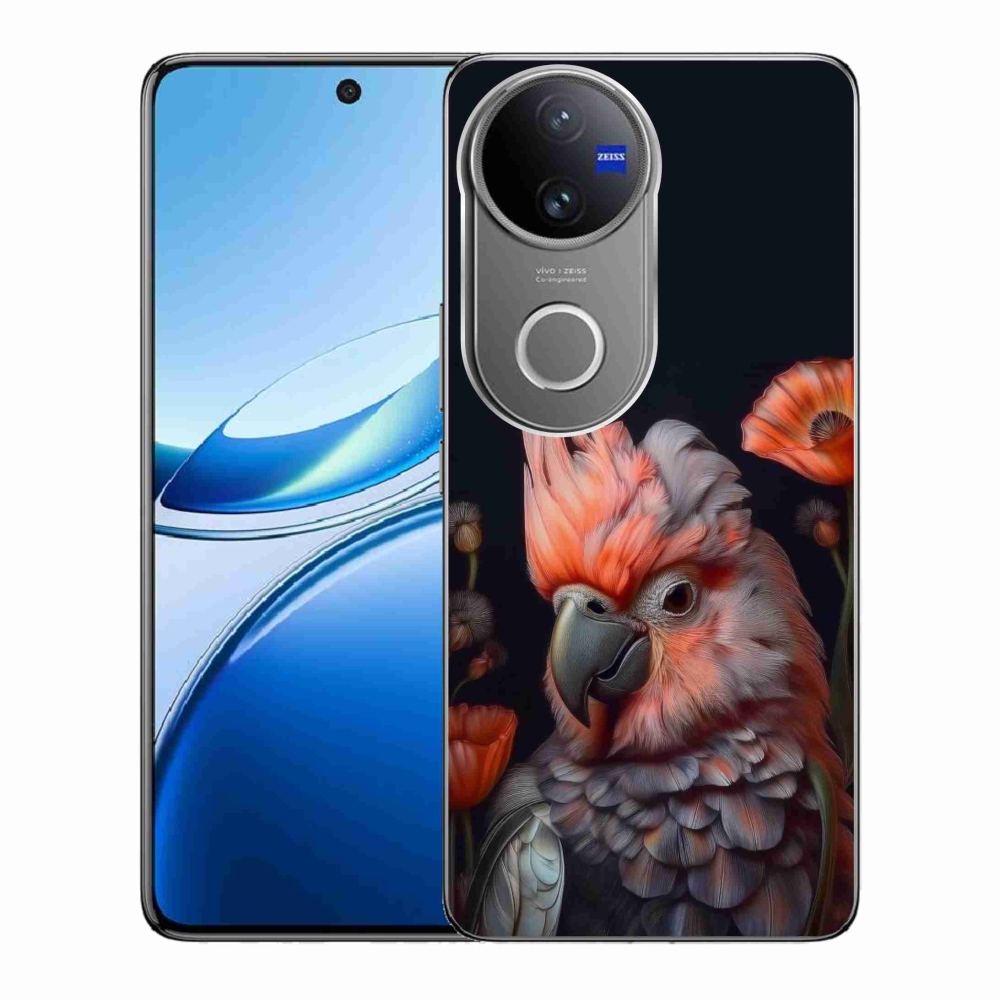 Gélový kryt mmCase na Vivo V50 5G - papagáj kakadu vo farbách