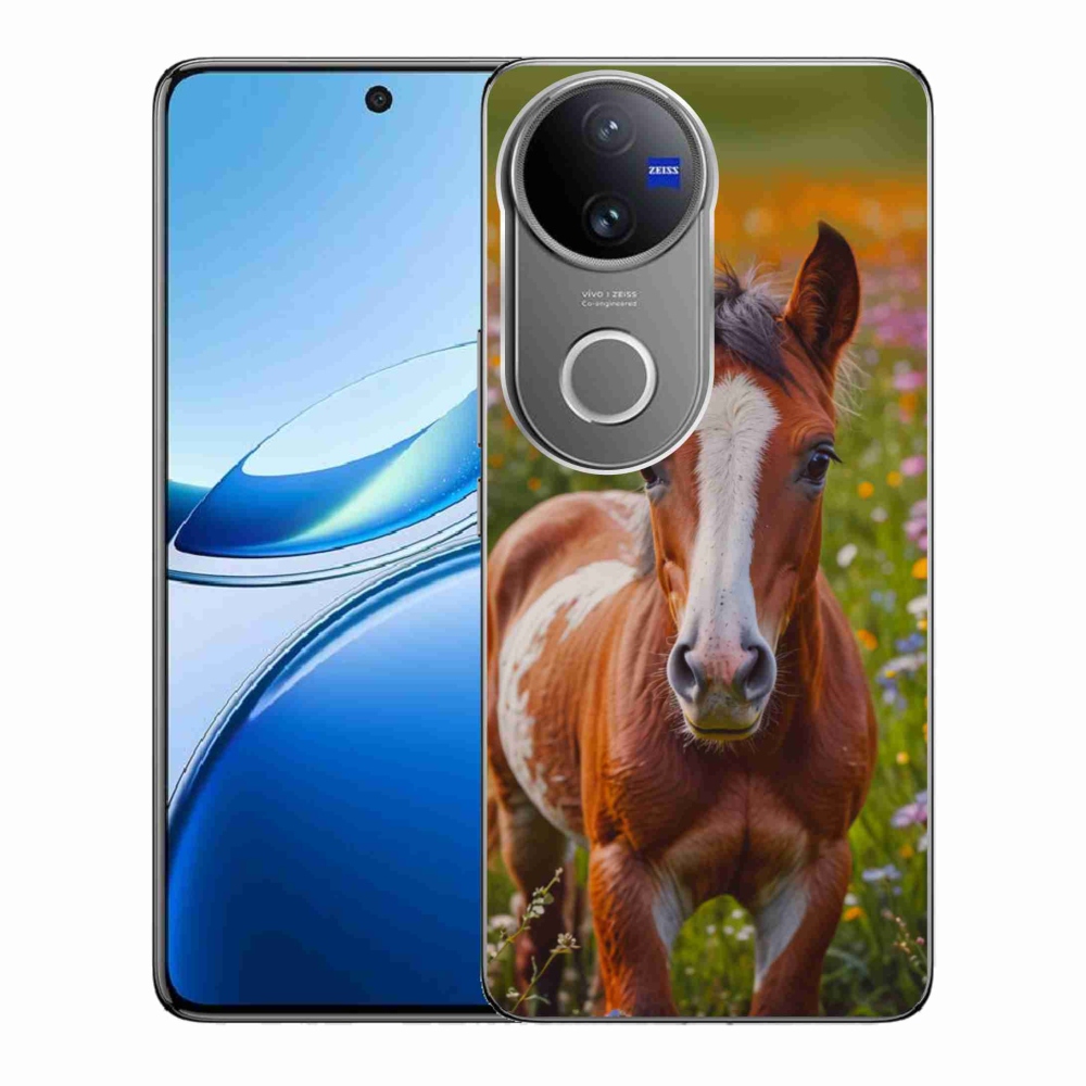 Gélový kryt mmCase na Vivo V50 5G - roztomilé žriebä