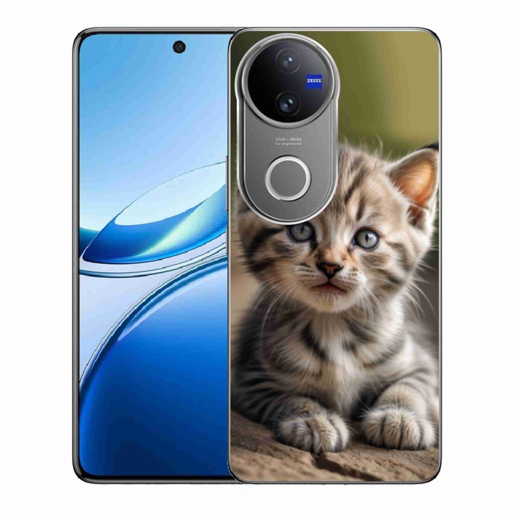 Gélový kryt mmCase na Vivo V50 5G - roztomilé mačiatko 9