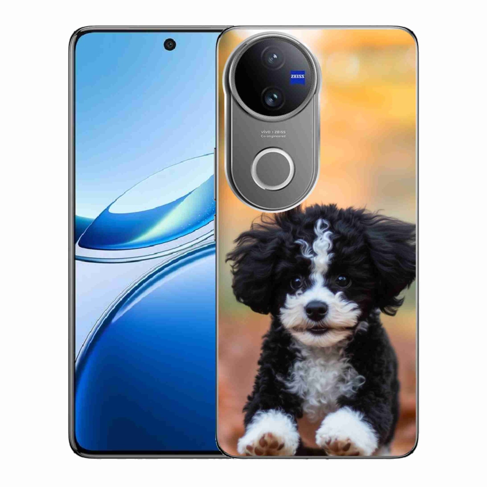 Gélový kryt mmCase na Vivo V50 5G - roztomilé šteňa 2