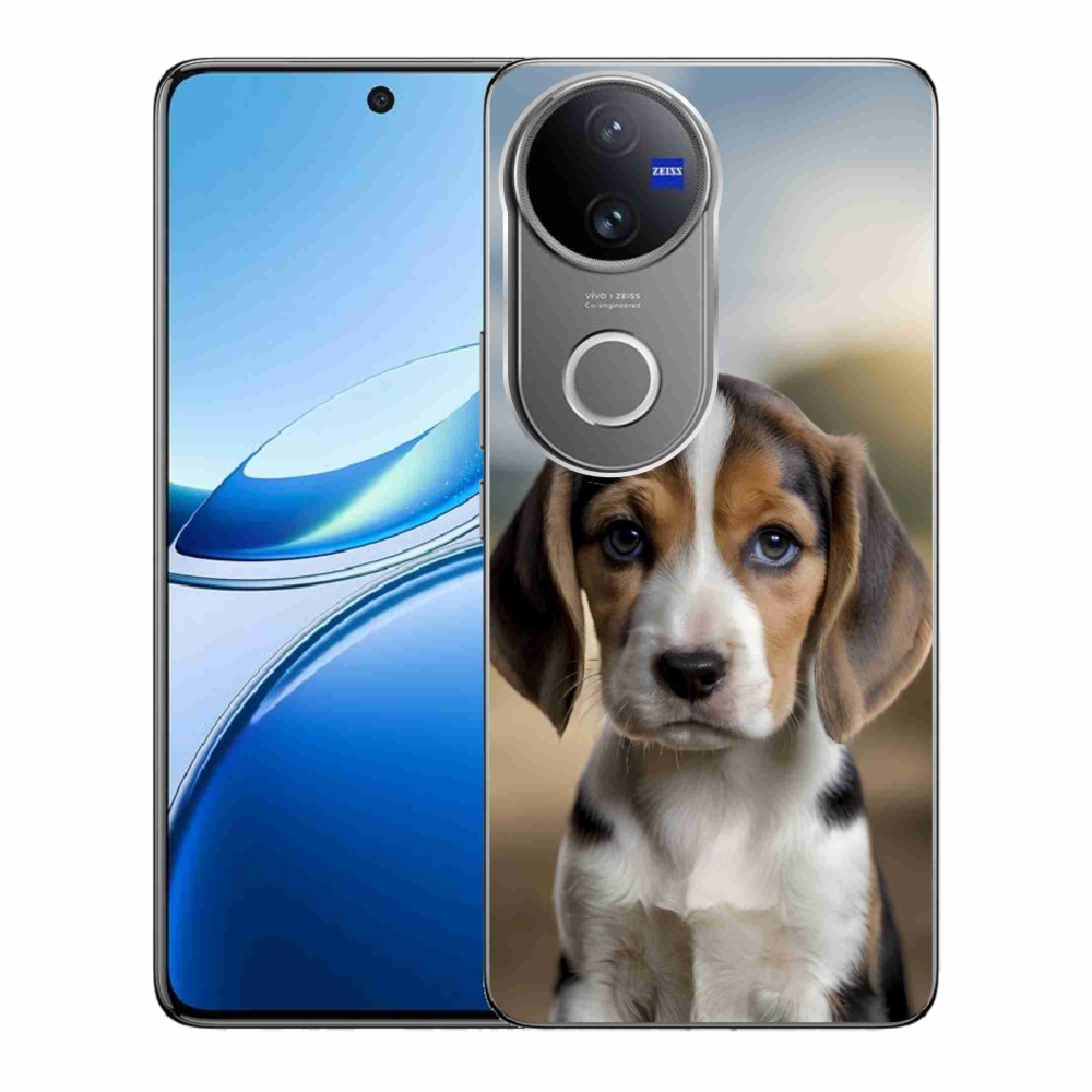Gélový kryt mmCase na Vivo V50 5G - roztomilý bígl