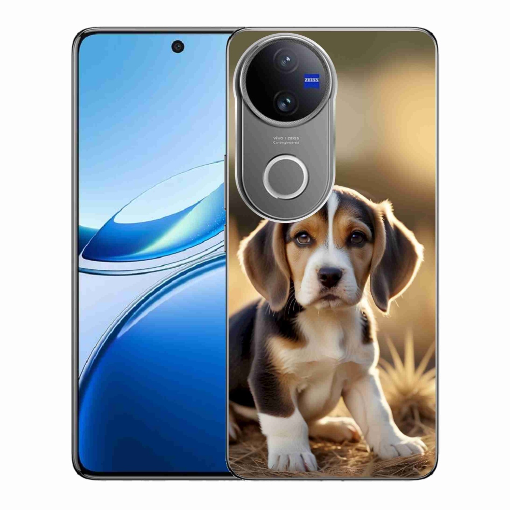 Gélový kryt mmCase na Vivo V50 5G - roztomilý bígl