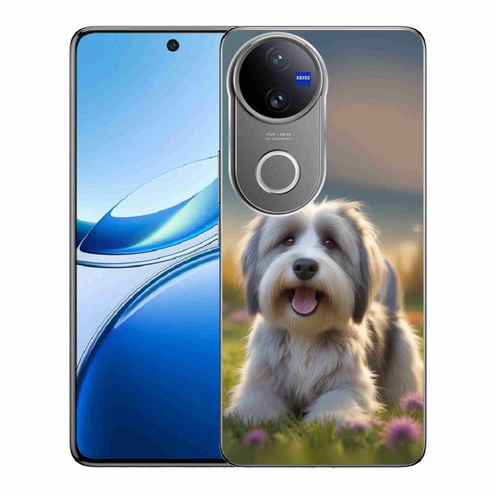 Gélový kryt mmCase na Vivo V50 5G - roztomilý havanský psík