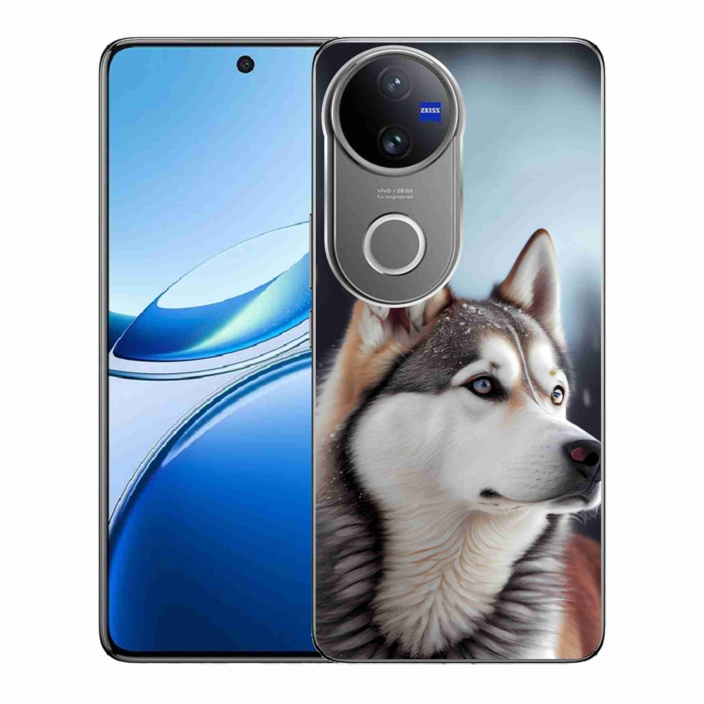 Gélový kryt mmCase na Vivo V50 5G - sibírsky husky