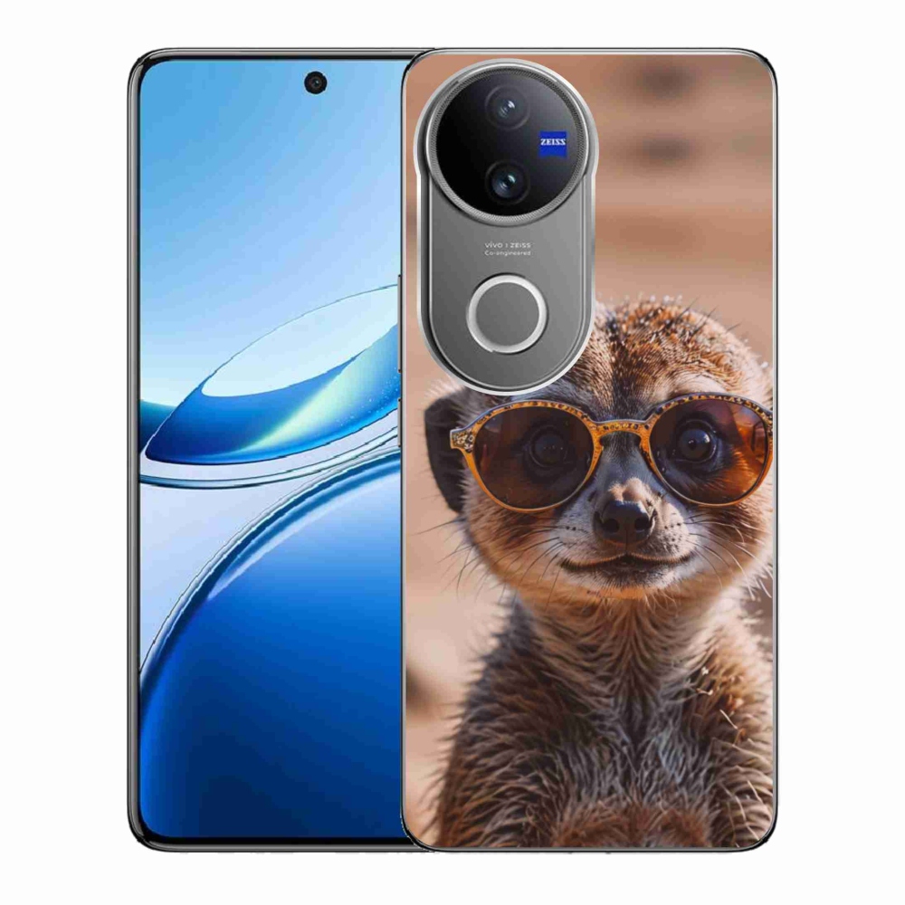 Gélový kryt mmCase na Vivo V50 5G - štýlová surikata