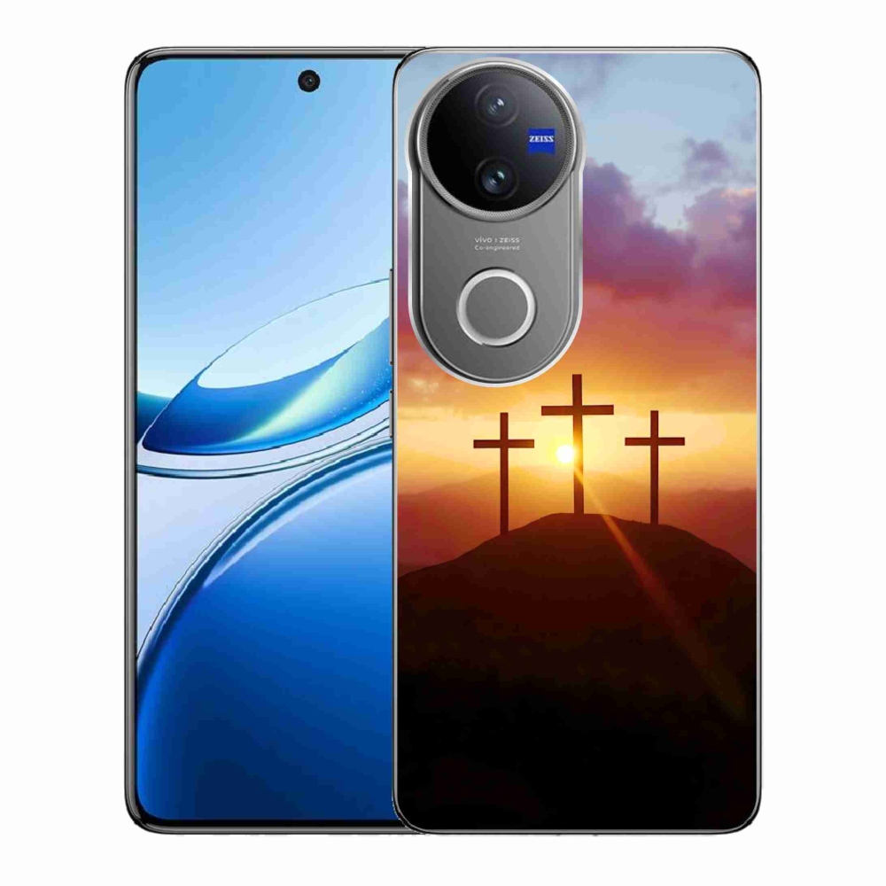 Gélový kryt mmCase na Vivo V50 5G - tri kríža