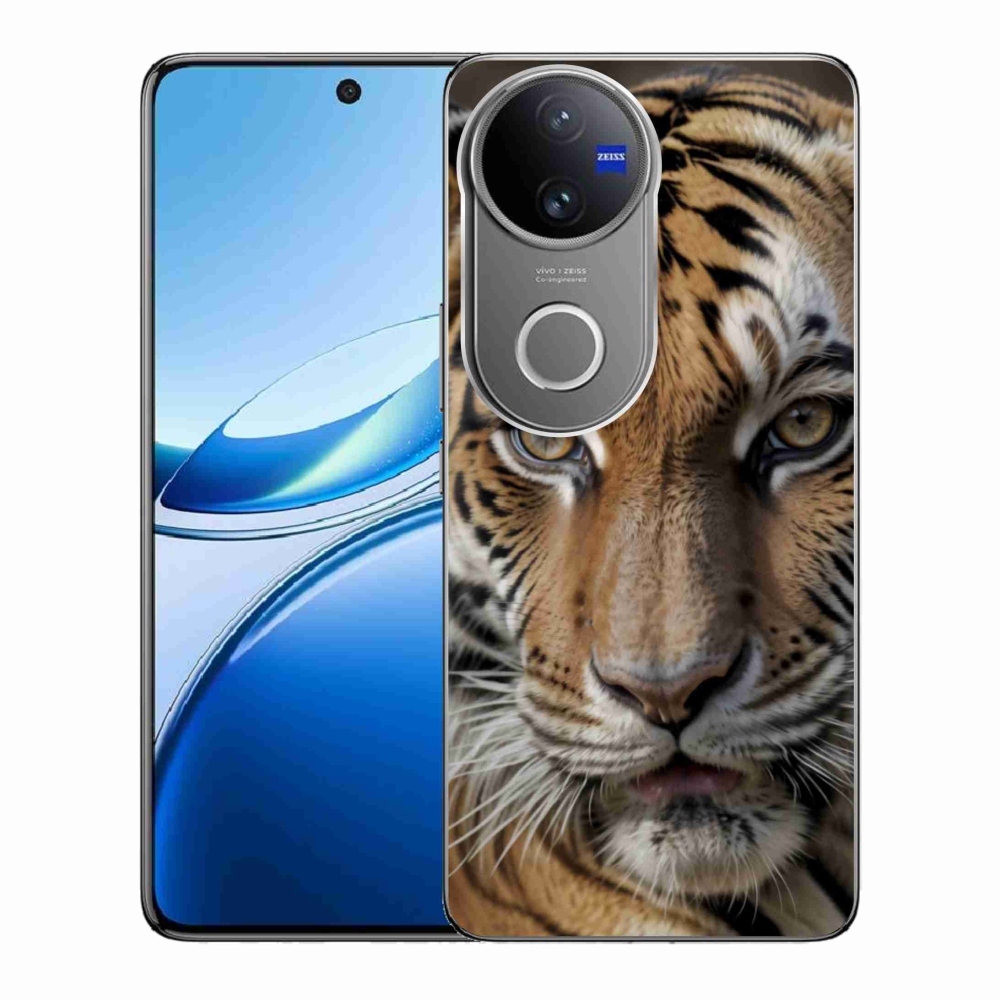 Gélový kryt mmCase na Vivo V50 5G - tigrie pohľad