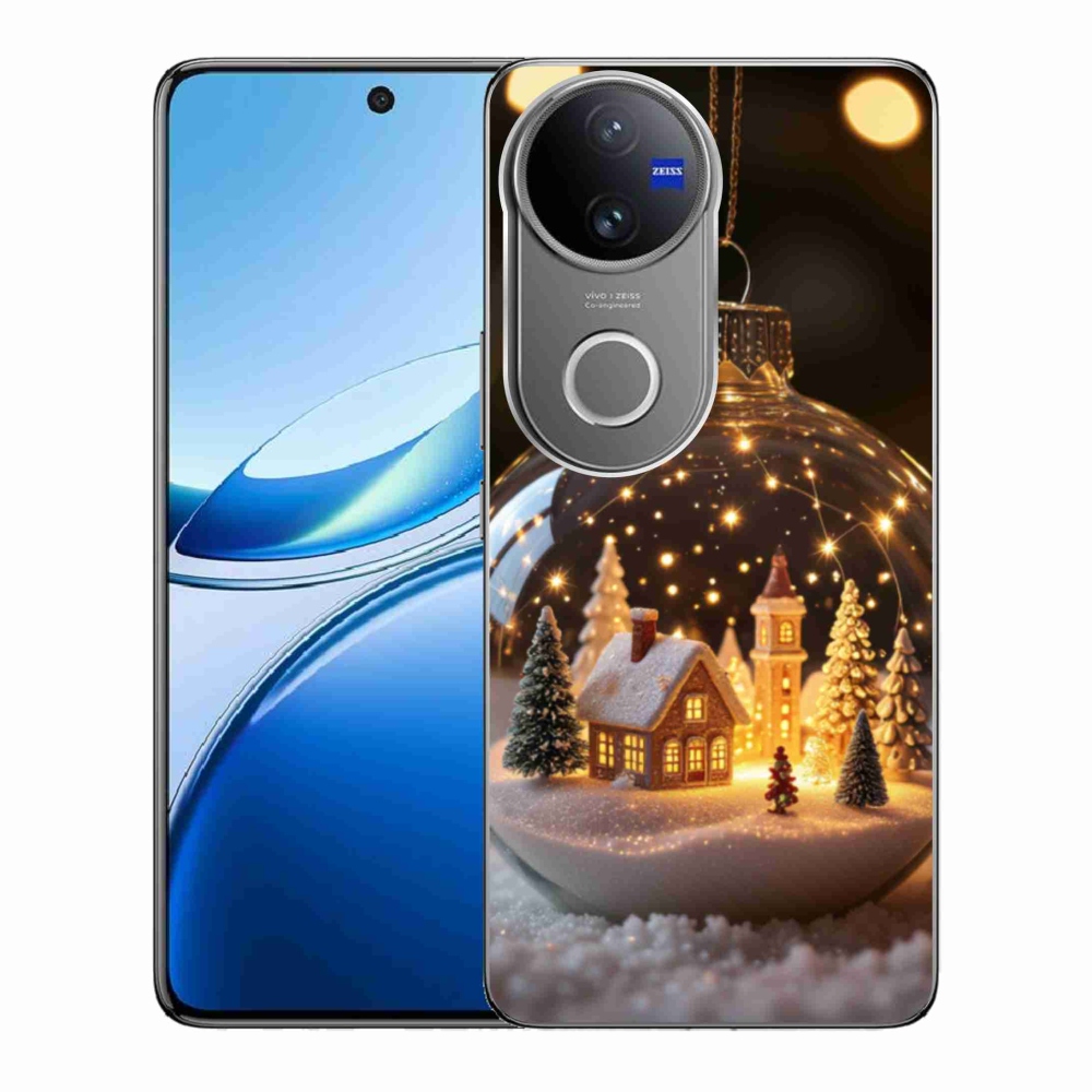Gélový kryt mmCase na Vivo V50 5G - vianočné gule 3