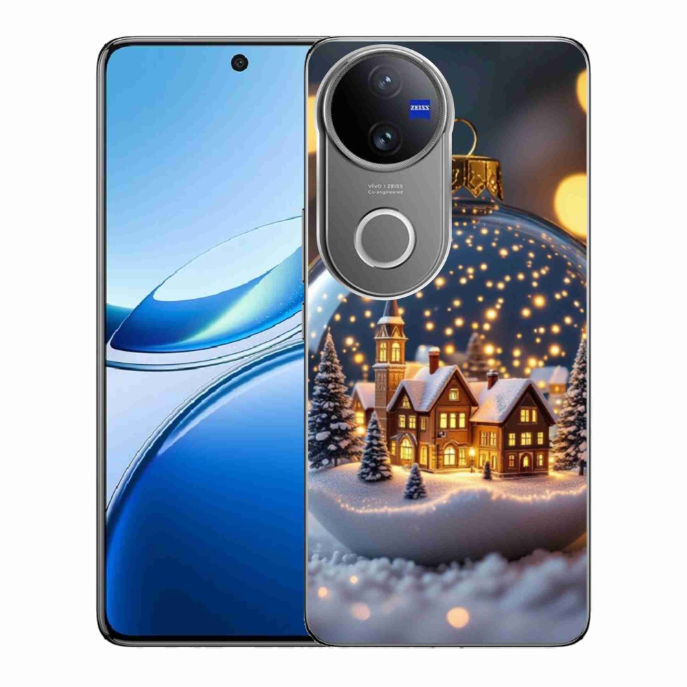 Gélový kryt mmCase na Vivo V50 5G - vianočné gule 4