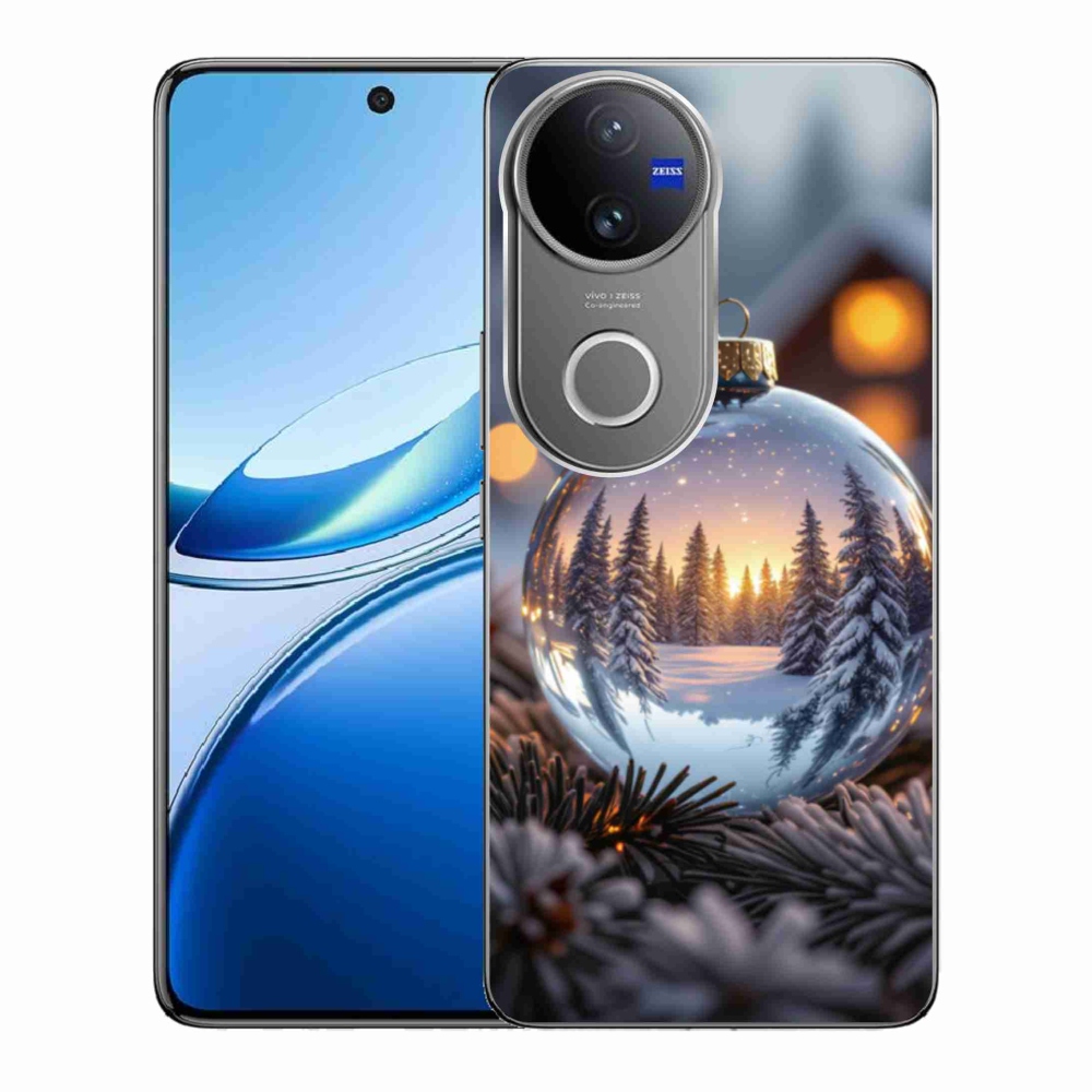Gélový kryt mmCase na Vivo V50 5G - vianočná ozdoba