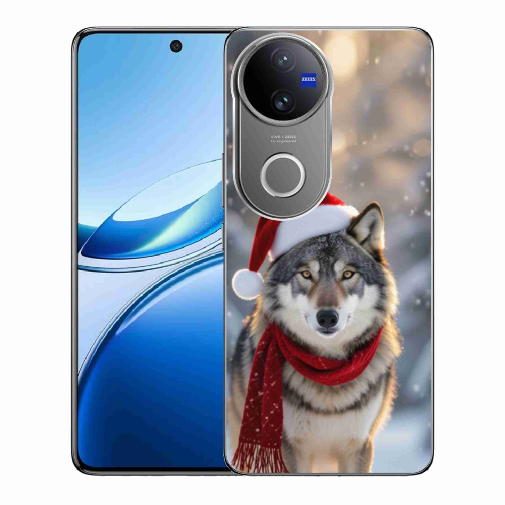Gélový kryt mmCase na Vivo V50 5G - vianočný vlk