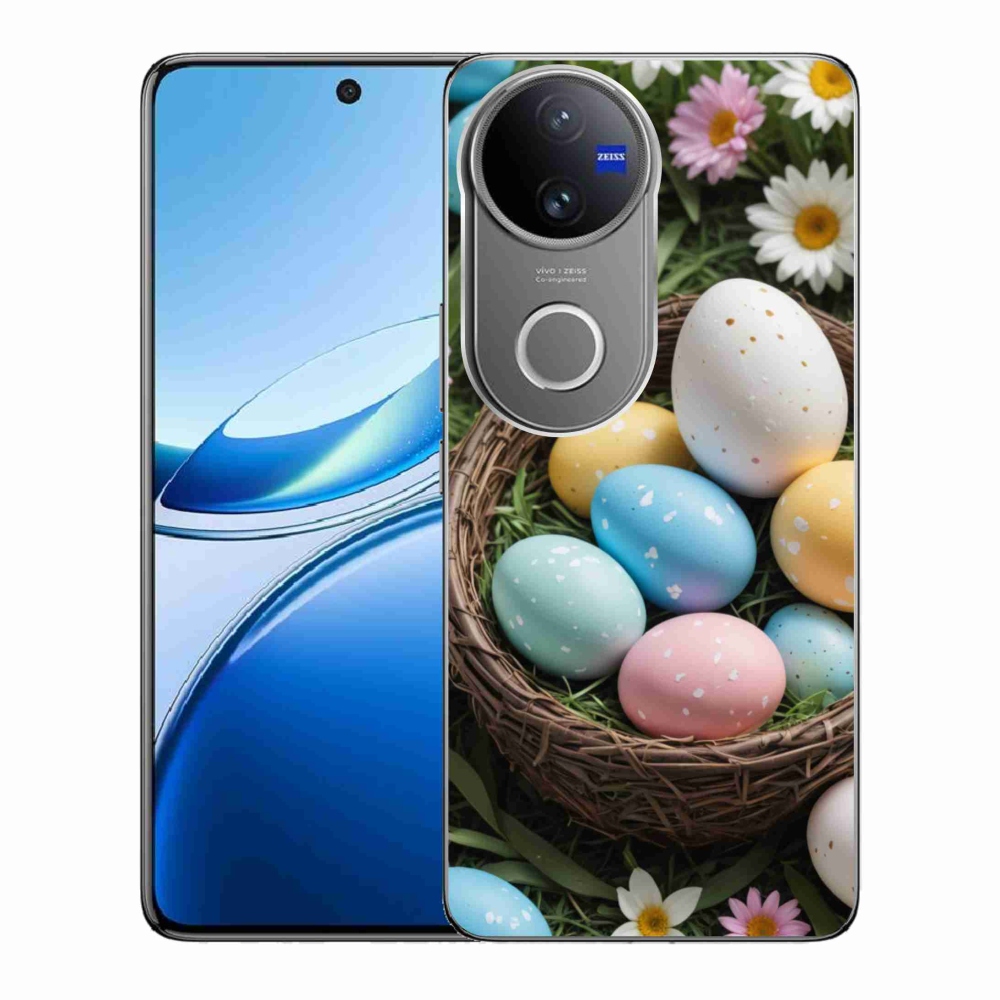 Gélový kryt mmCase na Vivo V50 5G - veľkonočné vajíčka 2