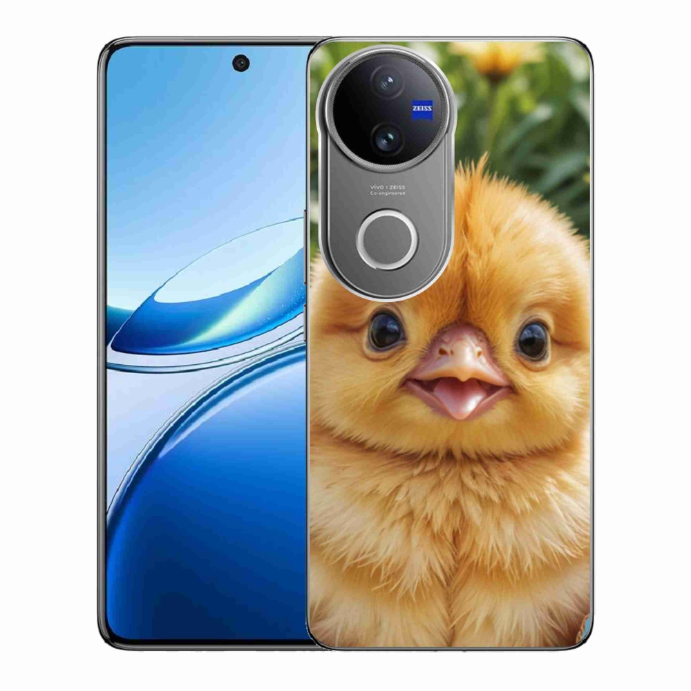 Gélový kryt mmCase na Vivo V50 5G - veselé kuriatko