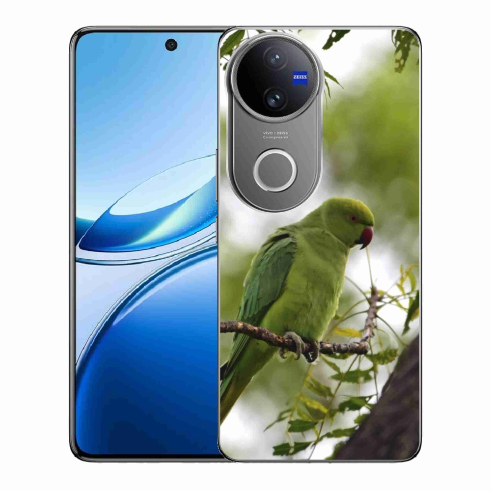 Gélový kryt mmCase na Vivo V50 5G - zelený papagáj
