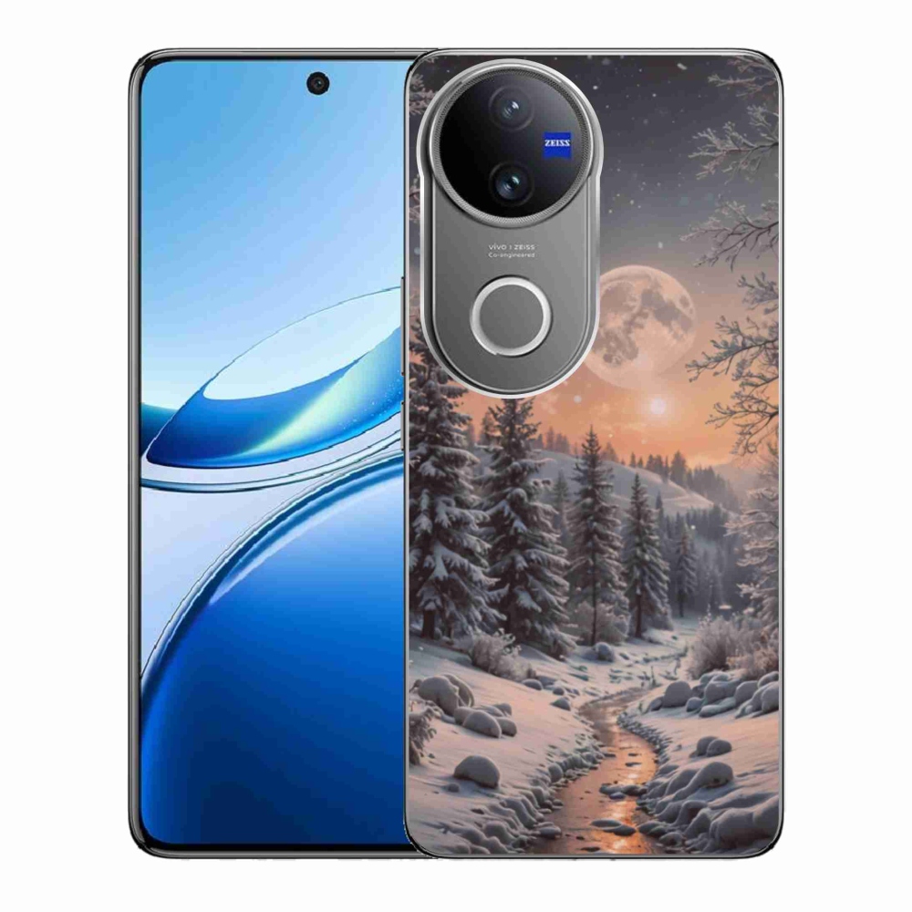 Gélový kryt mmCase na Vivo V50 5G - zimná krajina 2