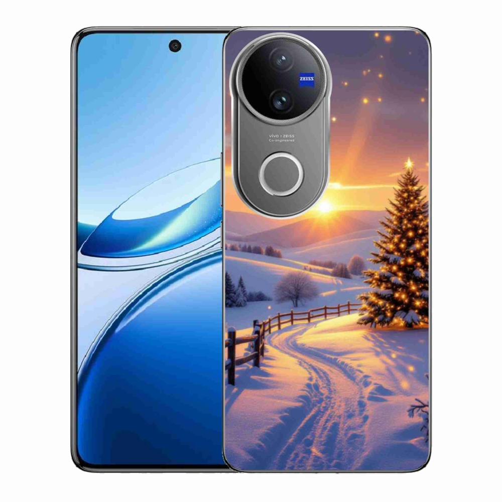 Gélový kryt mmCase na Vivo V50 5G - zimná krajina