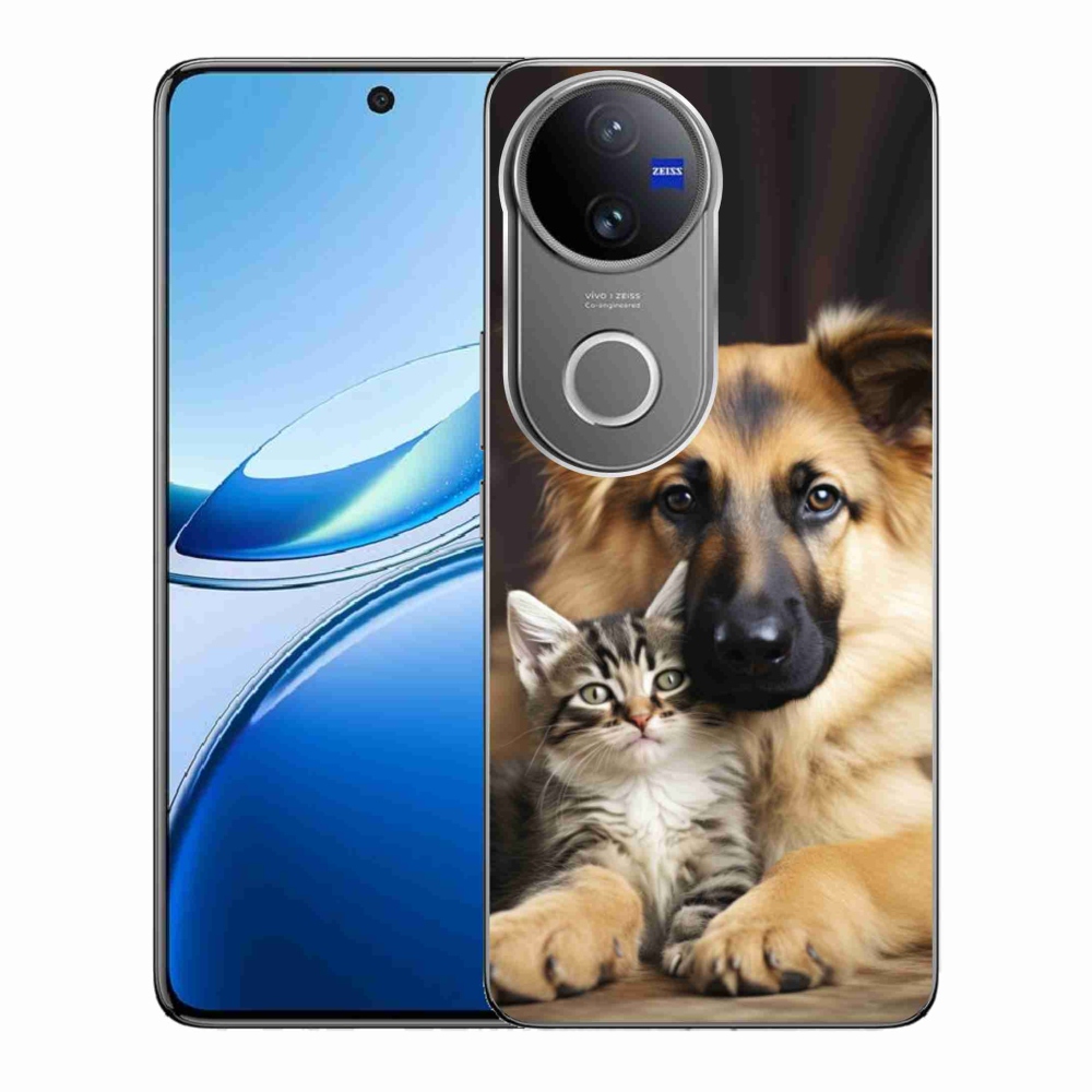 Gélový kryt mmCase na Vivo V50 5G - zvieracie priateľstvo