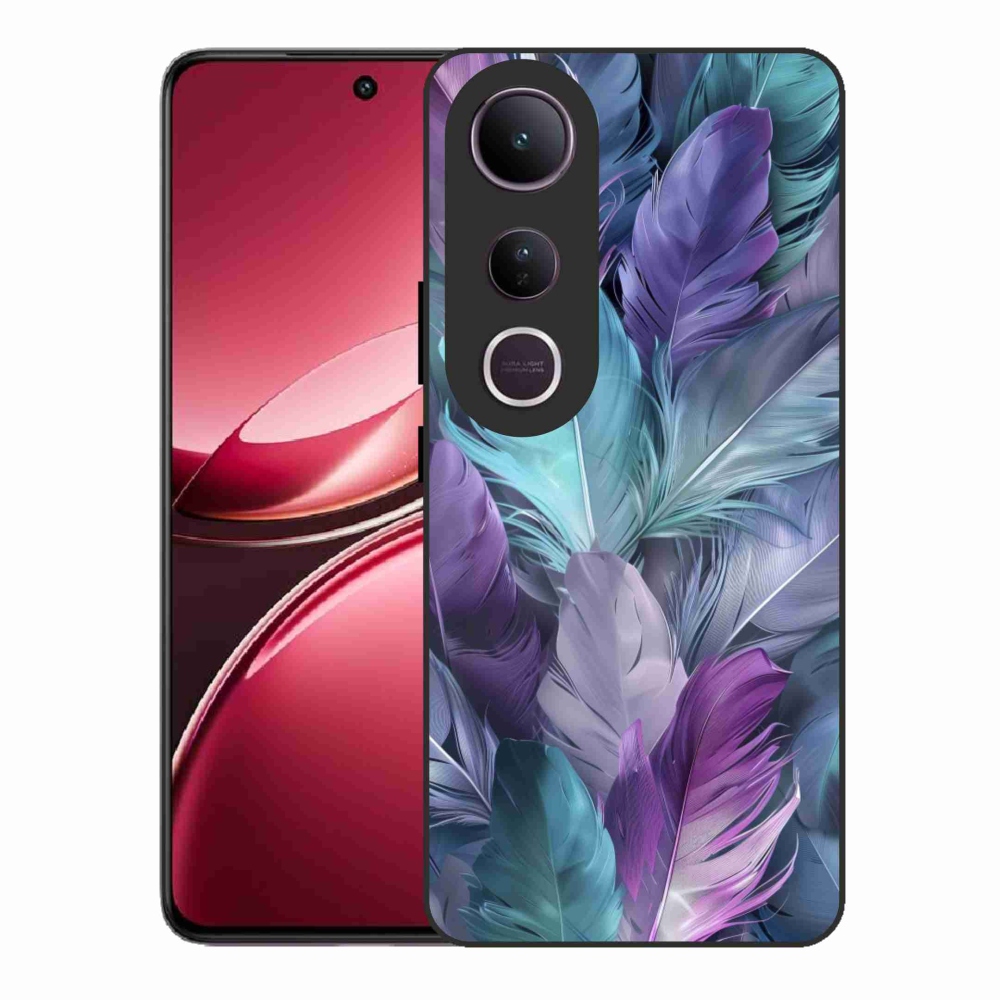 Gélový kryt mmCase na Vivo V50 Lite 4G/5G - farebné perie 2