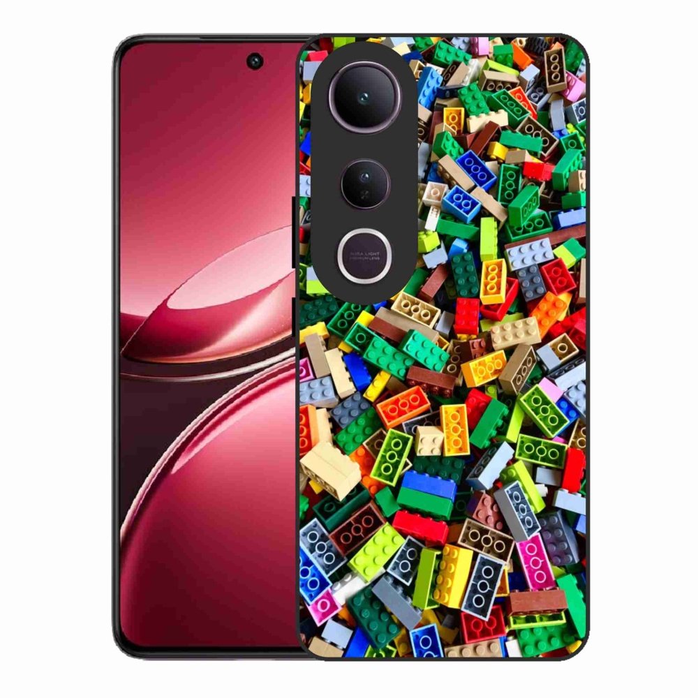 Gélový kryt mmCase na Vivo V50 Lite 4G/5G - farebné stavebné kocky