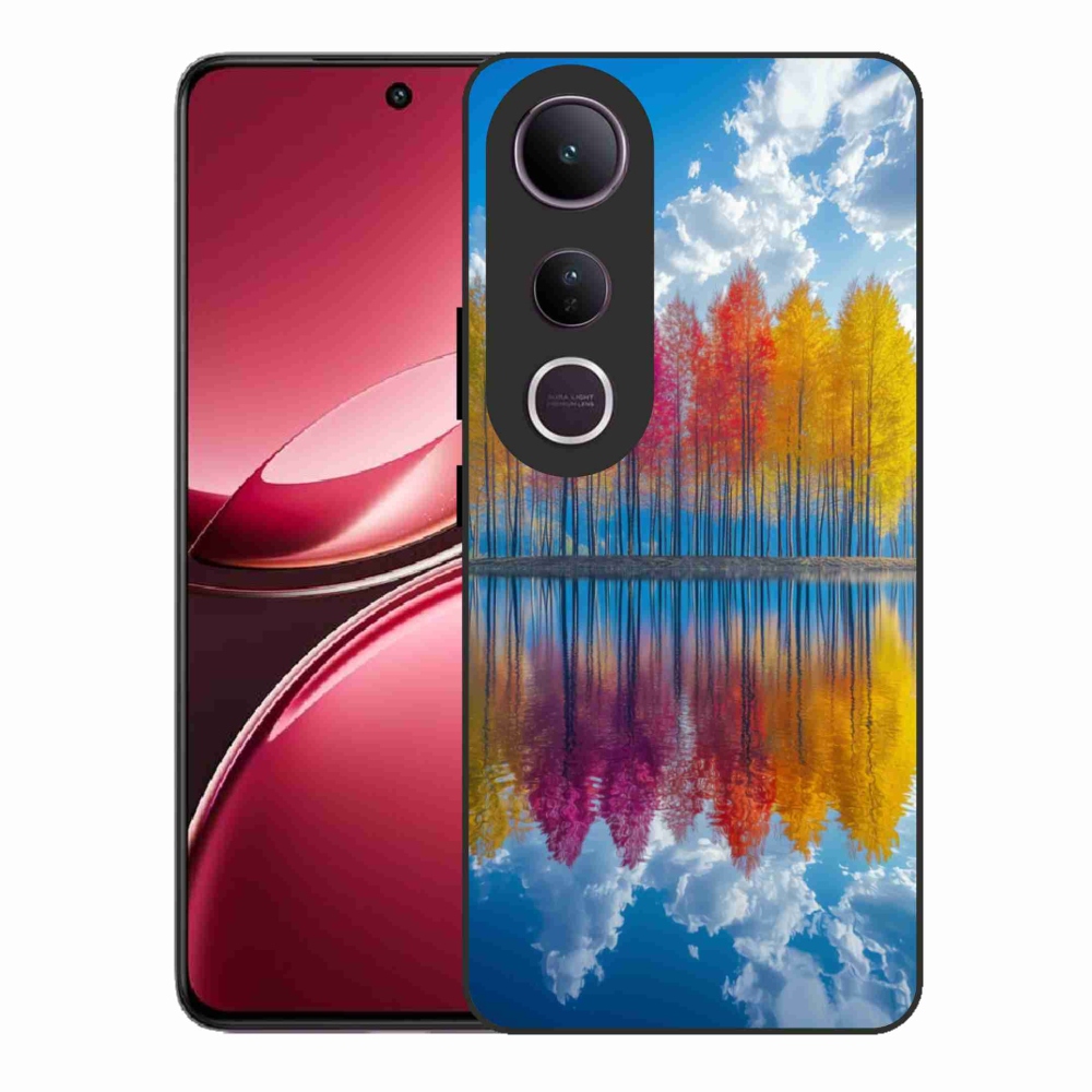 Gélový kryt mmCase na Vivo V50 Lite 4G/5G - farebné stromy