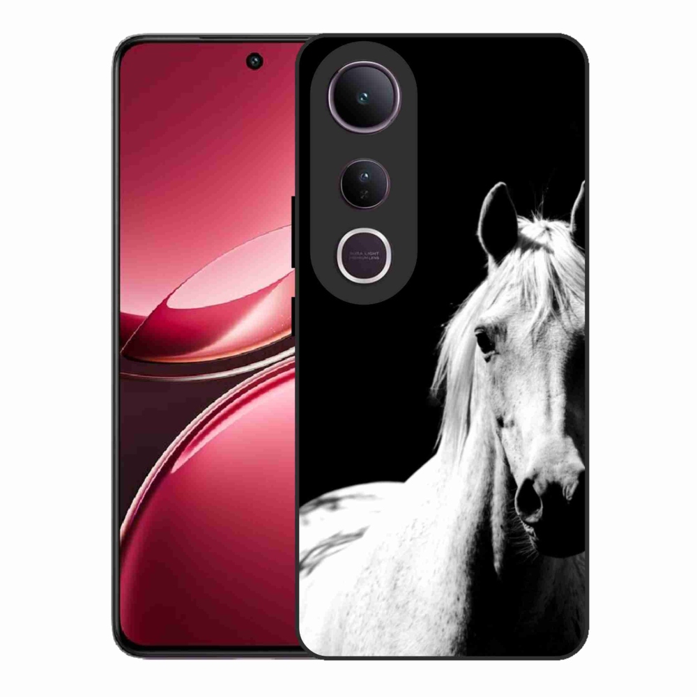 Gélový kryt mmCase na Vivo V50 Lite 4G/5G - biely kôň 5