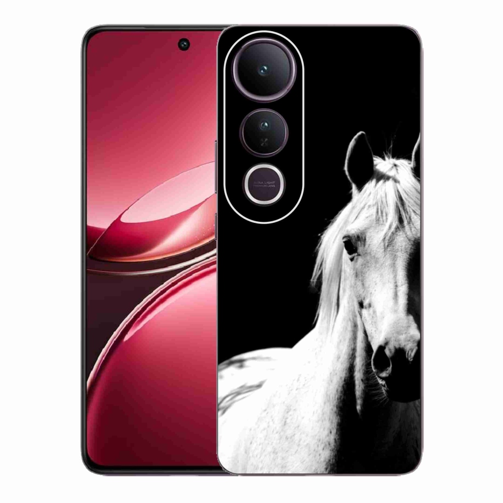 Gélový kryt mmCase na Vivo V50 Lite 4G/5G - biely kôň 5