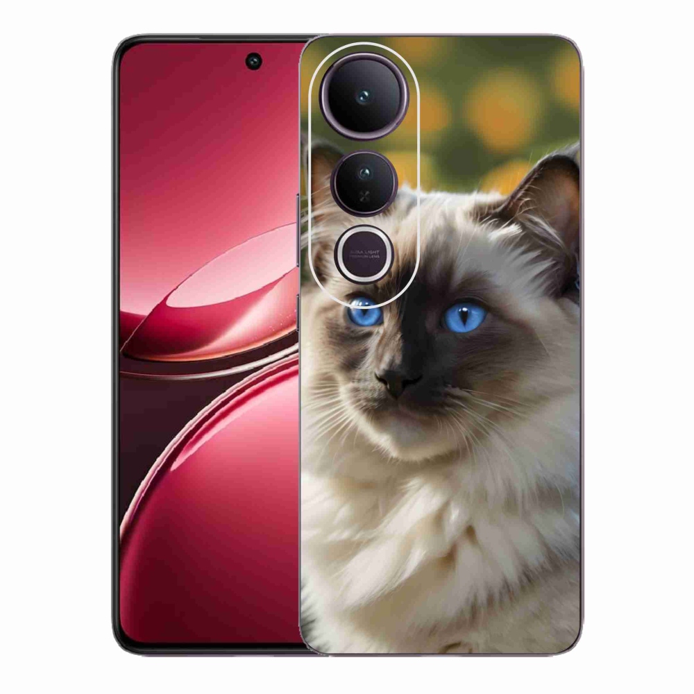 Gélový kryt mmCase na Vivo V50 Lite 4G/5G - biely ragdoll