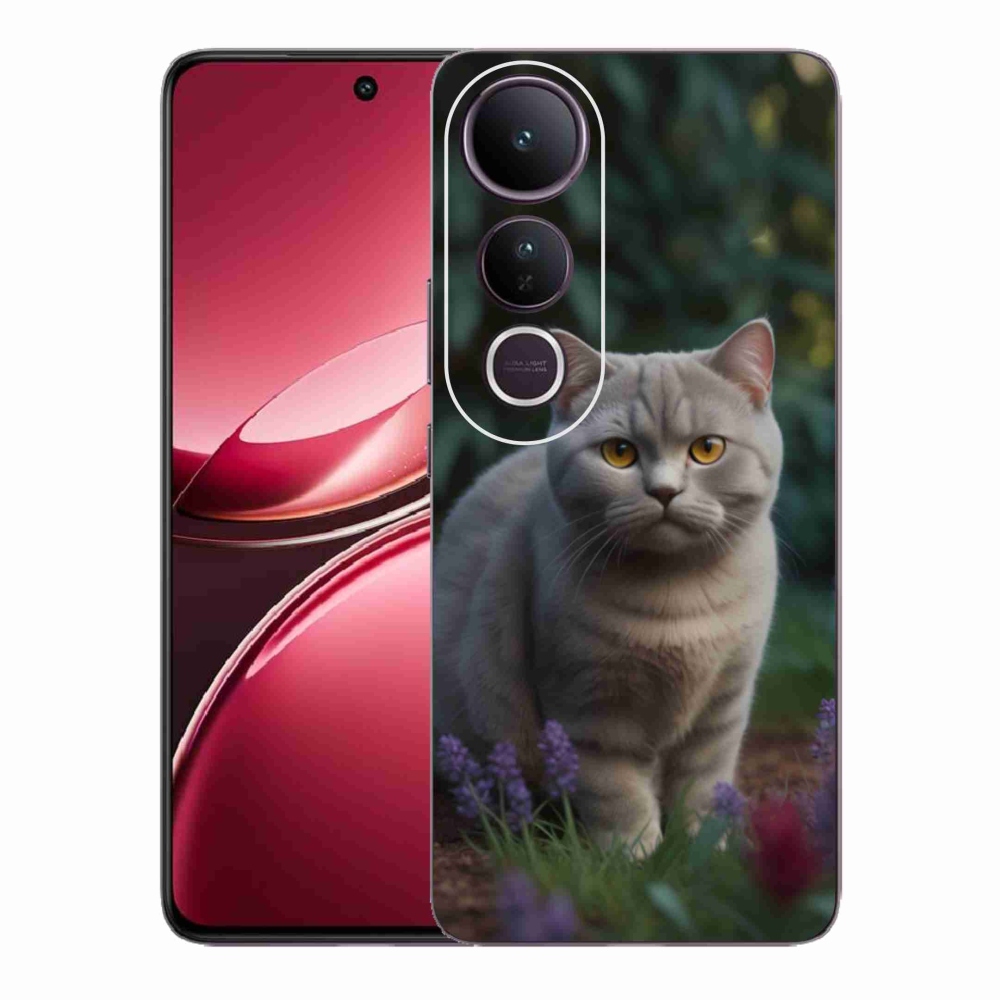 Gélový kryt mmCase na Vivo V50 Lite 4G/5G - britská mačka