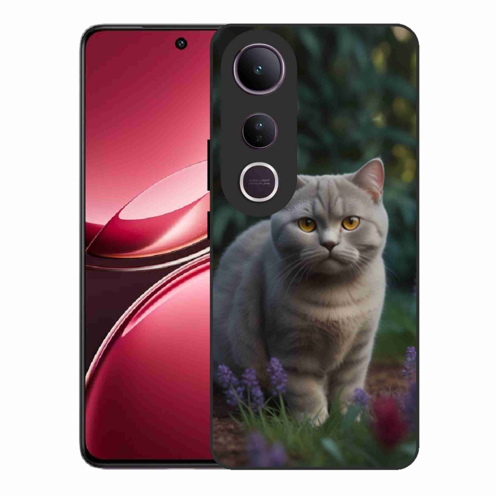 Gélový kryt mmCase na Vivo V50 Lite 4G/5G - britská mačka