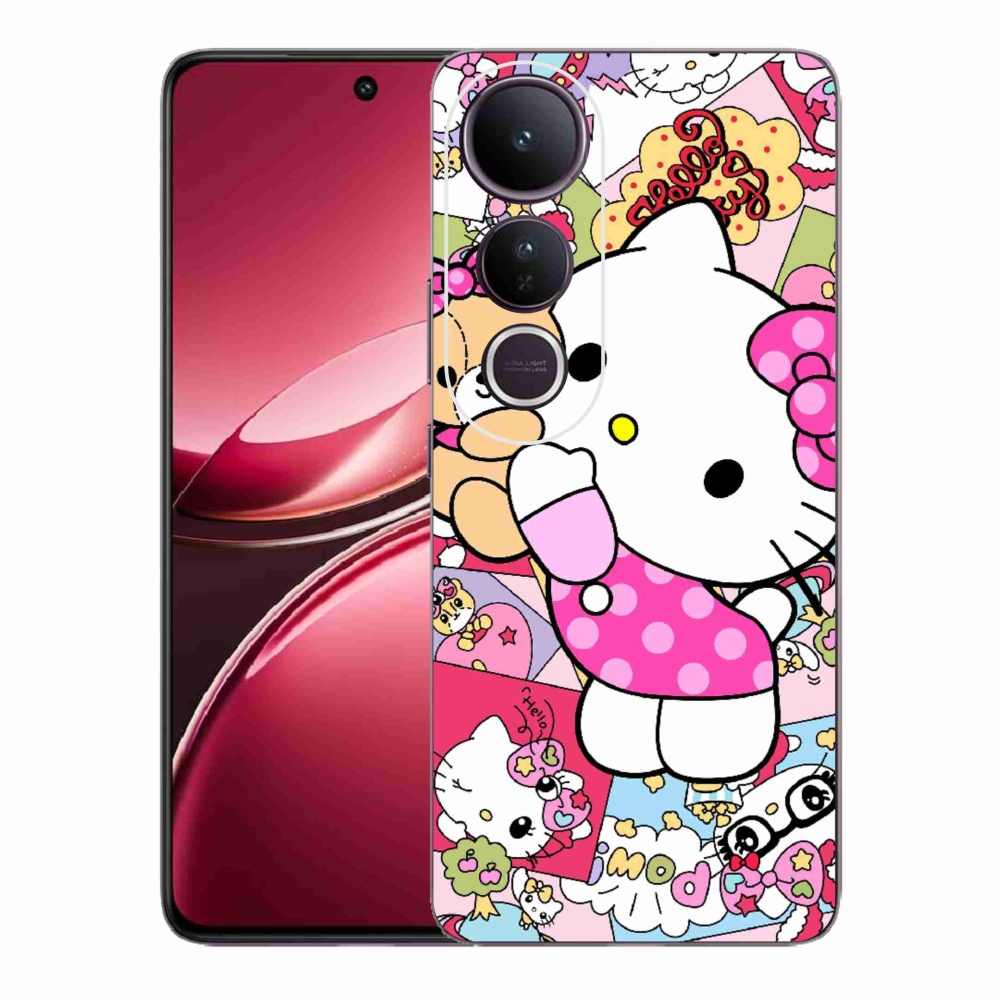 Gélový kryt mm Case na Vivo V50 Lite 4G/5G - cute kitty