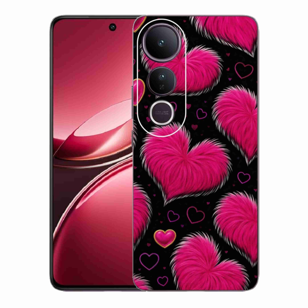 Gélový kryt mmCase na Vivo V50 Lite 4G/5G - hebké srdce