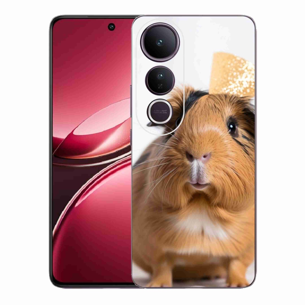 Gélový kryt mmCase na Vivo V50 Lite 4G/5G - hnedé morča