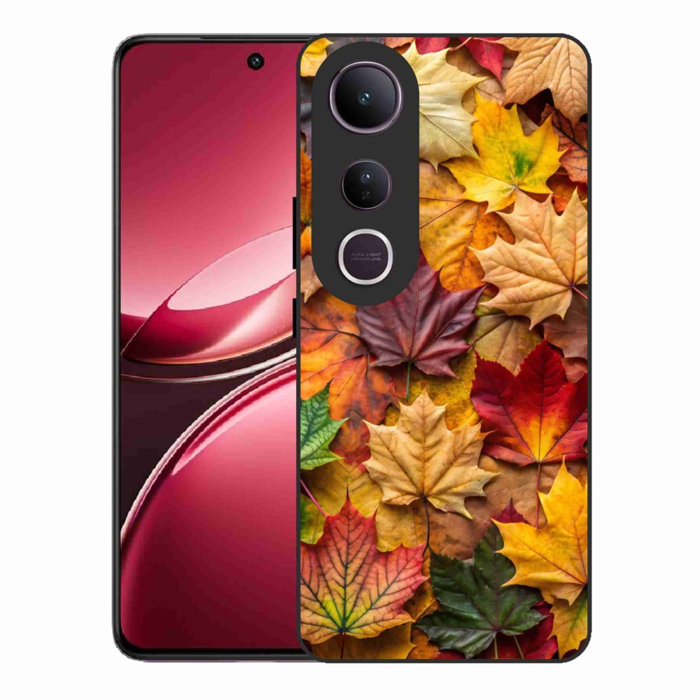 Gélový kryt mmCase na Vivo V50 Lite 4G/5G - javorové listy 2