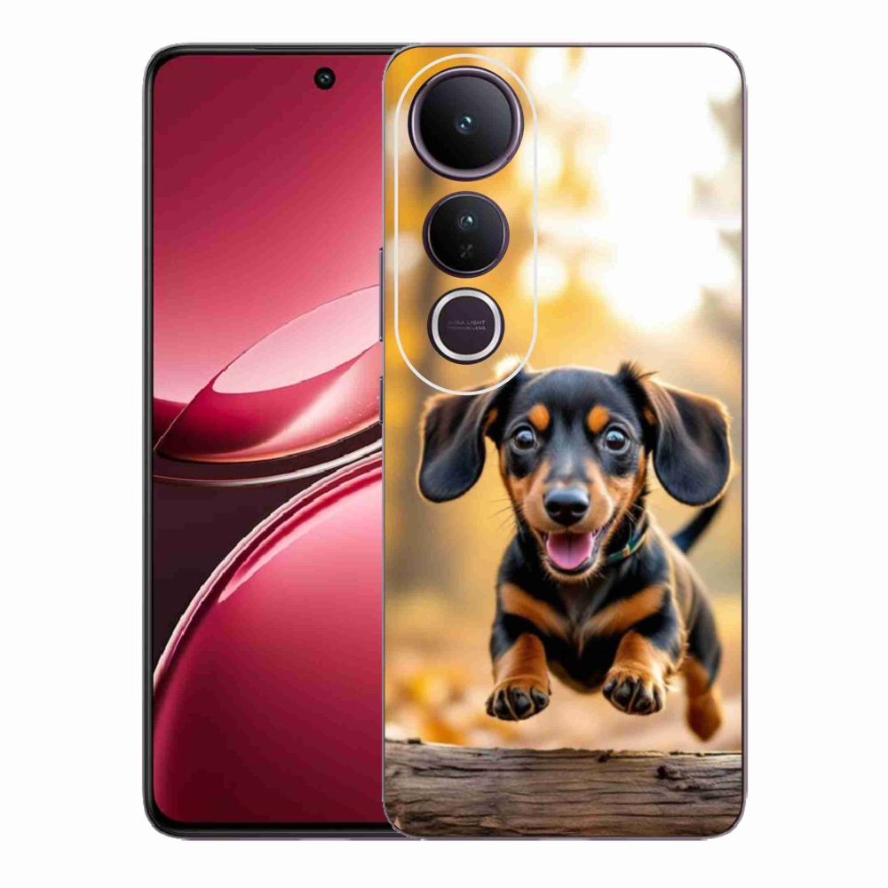 Gélový kryt mmCase na Vivo V50 Lite 4G/5G - jazvečík 2