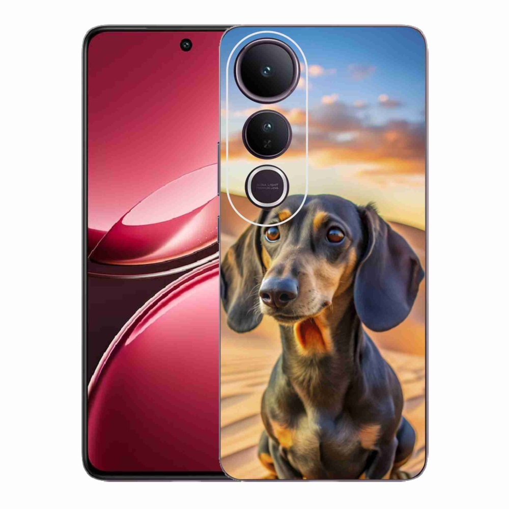 Gélový kryt mmCase na Vivo V50 Lite 4G/5G - jazvečík 3