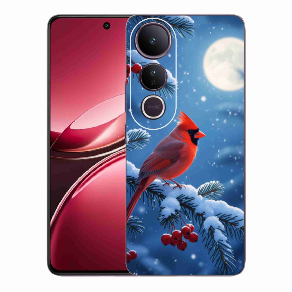 Gélový kryt mmCase na Vivo V50 Lite 4G/5G - kardinál červený