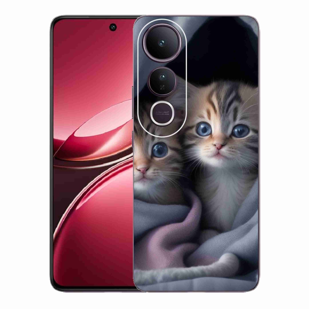 Gélový kryt mmCase na Vivo V50 Lite 4G/5G - mačacie duo 2