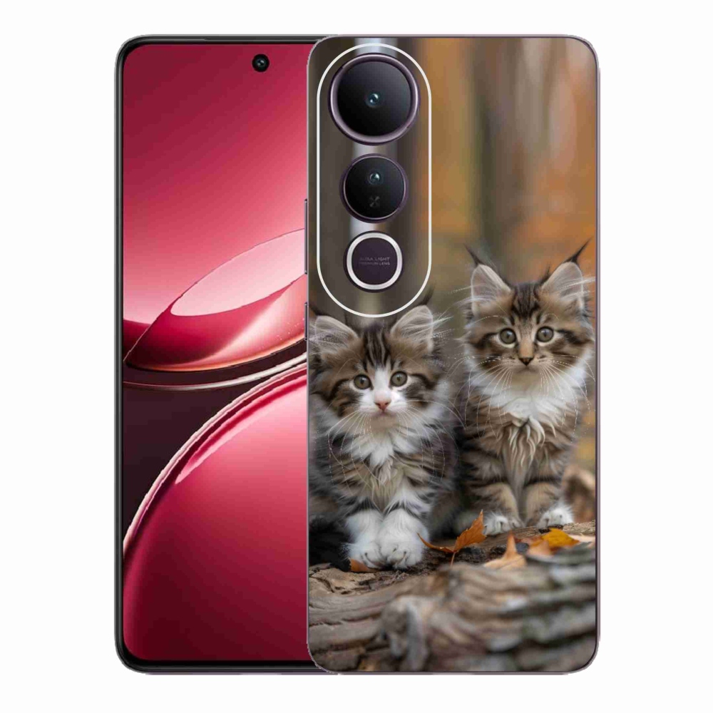 Gélový kryt mmCase na Vivo V50 Lite 4G/5G - mačacie duo 3