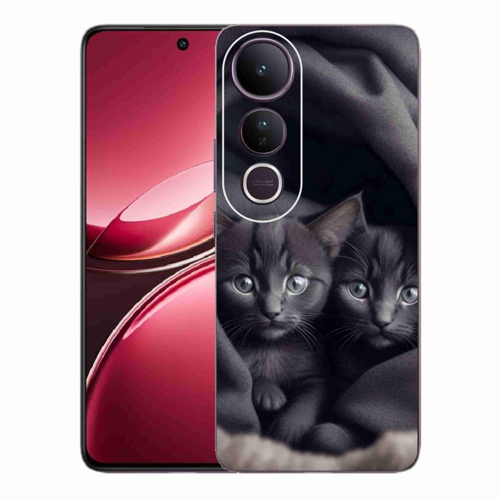 Gélový kryt mmCase na Vivo V50 Lite 4G/5G - mačacie duo