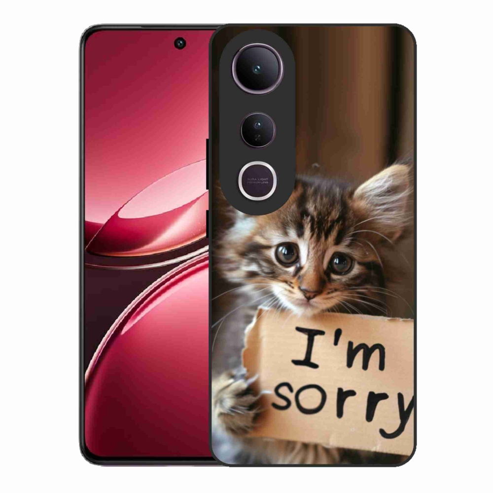 Gélový kryt mmCase na Vivo V50 Lite 4G/5G - mačacie ospravedlnenie